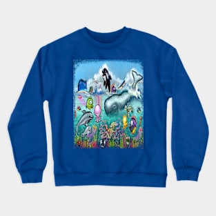 Aquatic Fantasy Crewneck Sweatshirt